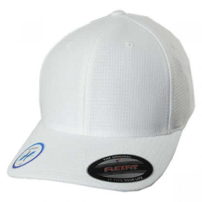 Flexfit | Cool and Dry Flexfit Fitted Baseball Cap | 221505 | lead | WHITE