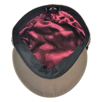 Jaxon Hats | Herringbone Cotton Cadet Cap | 222300 | under | OLIVE
