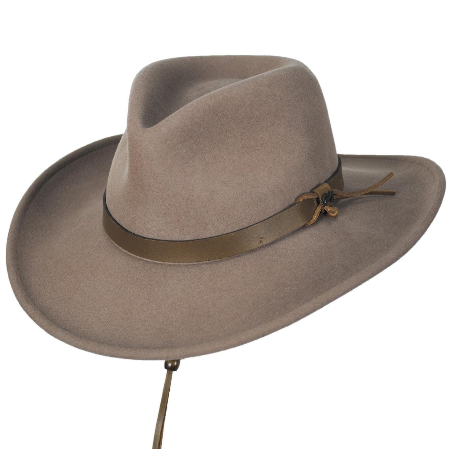 Bailey Western | Morgan Crushable Wool LiteFelt Western Hat | 130154 | lead | PUTTY