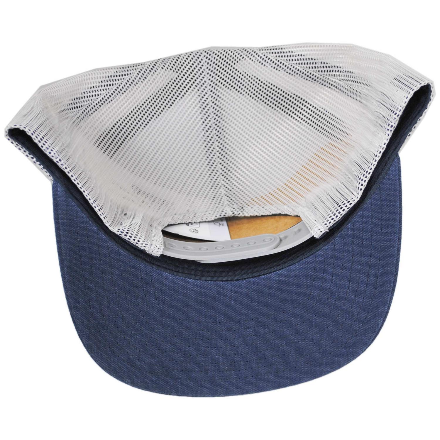 BRIXTON HATS | Oath Trucker Snapback Baseball Cap | 201704 | under | BLUE CHAMBRAY/WHITE
