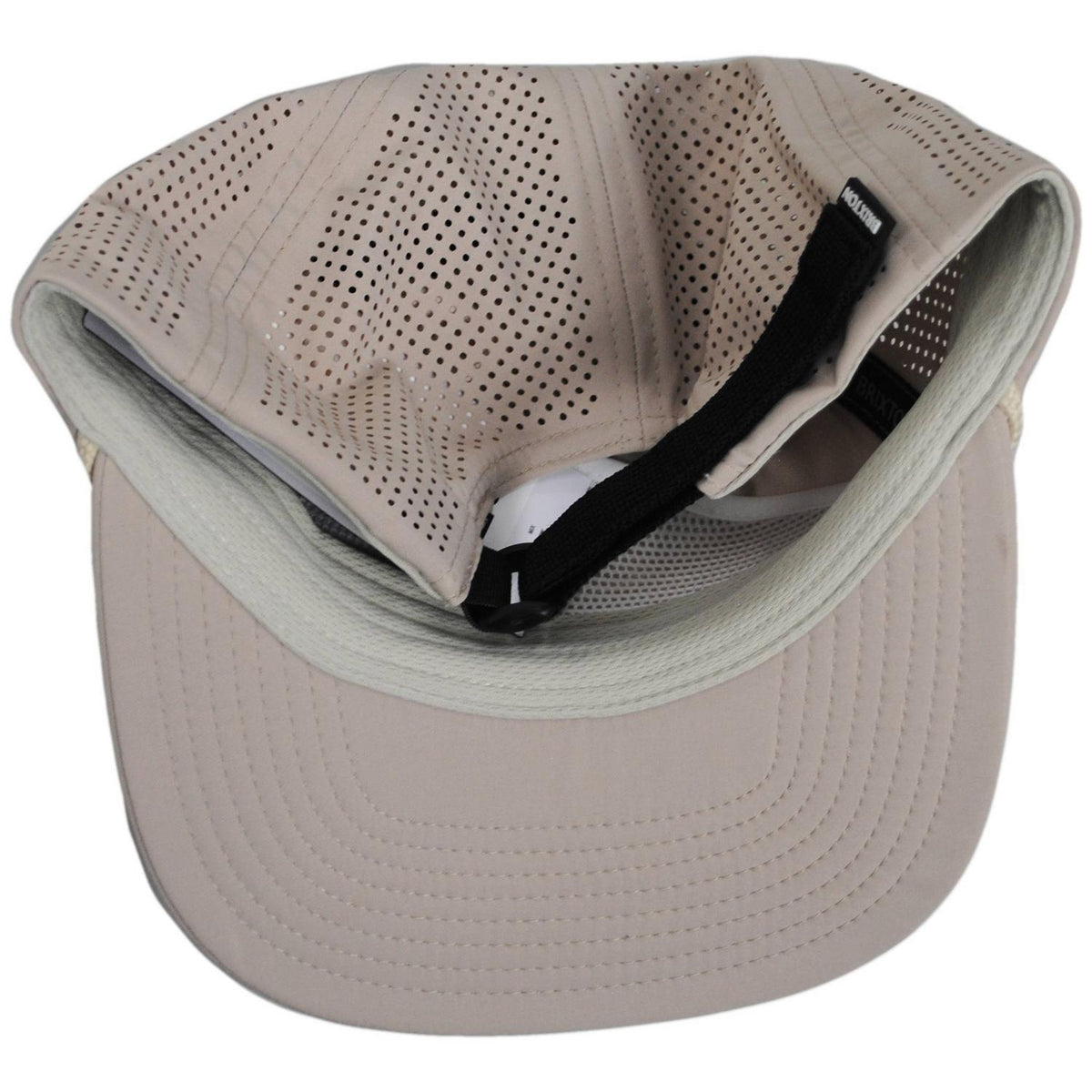 BRIXTON HATS | Alpha Journey Performance Strapback Baseball Cap | 201734 | under | WARM GREY