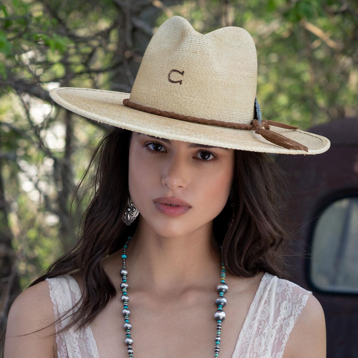 Charlie 1 Horse | Lefty Palm Straw Fedora Hat | 101664 | lsfone | COPPER