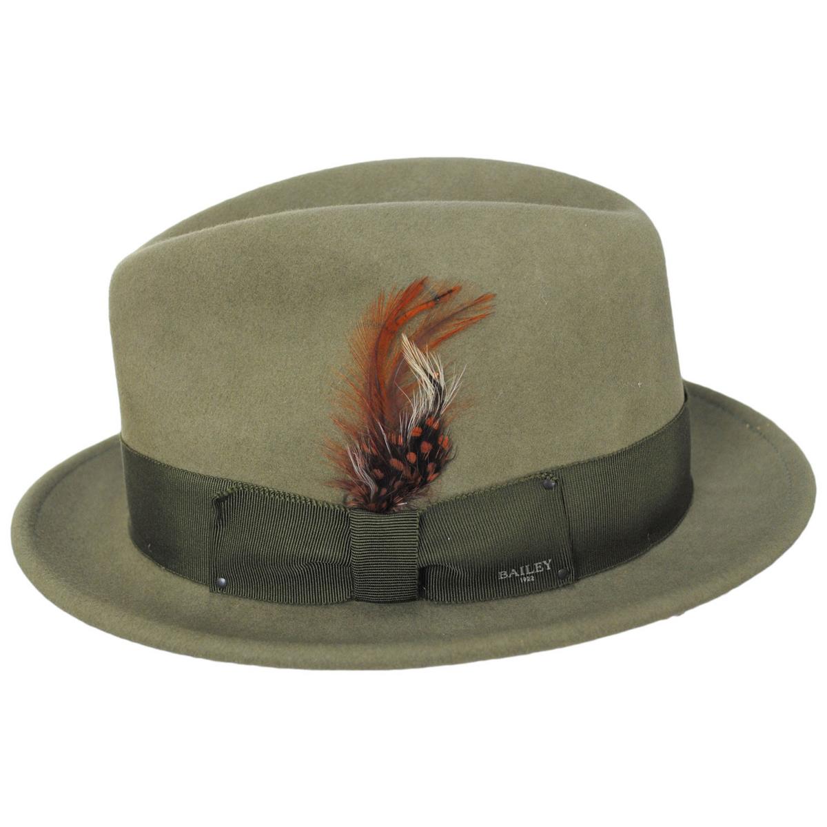 Bailey 1922 | Tino Wool LiteFelt Trilby Fedora Hat - Fashion Colors | 130008FW24 | profile | KELP