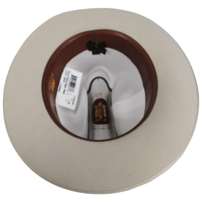 Stetson | Royal Deluxe Open Road Fur Felt Western Hat | 130750 | under | SILVERBELLY