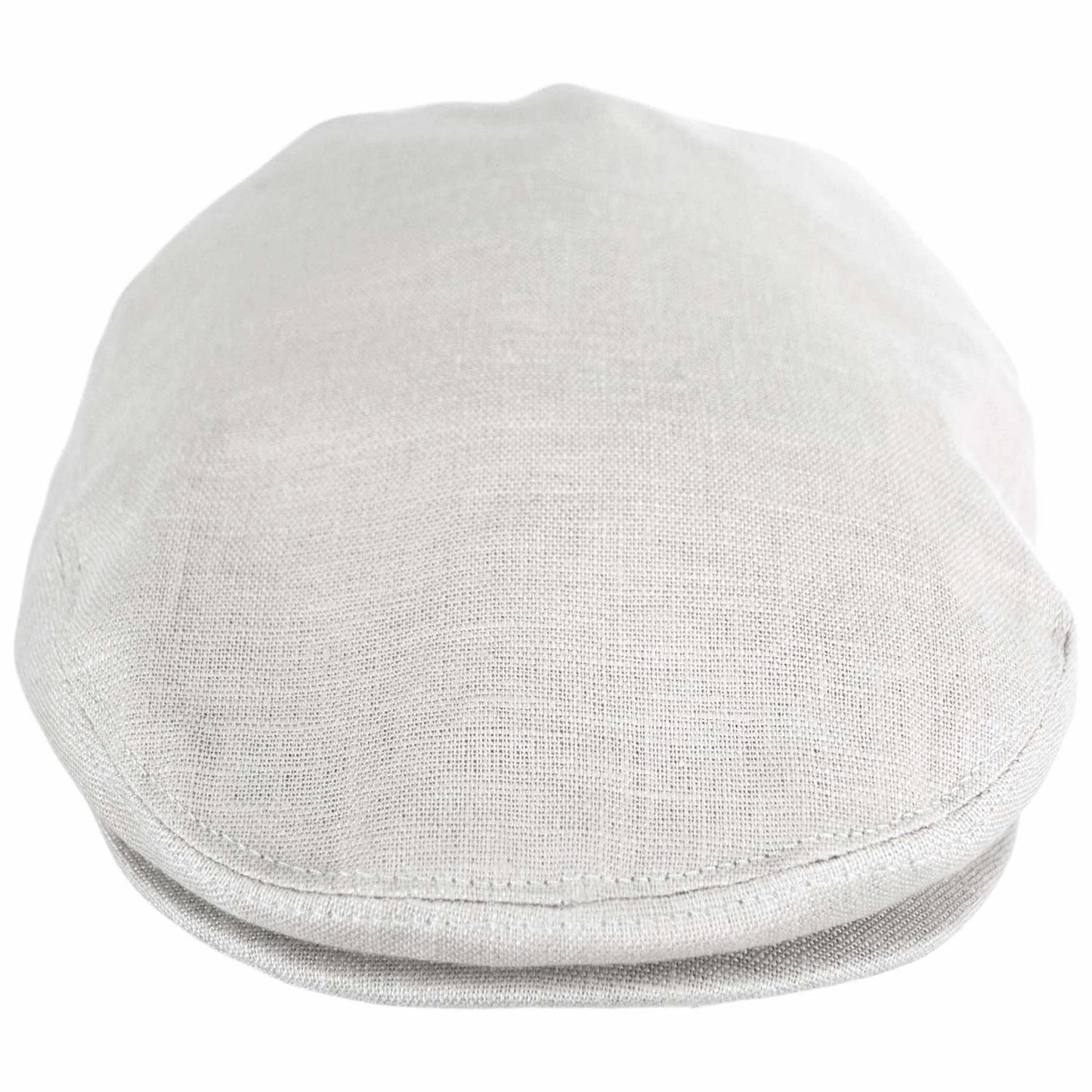 Jaxon Hats | Linen and Cotton Ivy Cap | 167732 | front | WHITE
