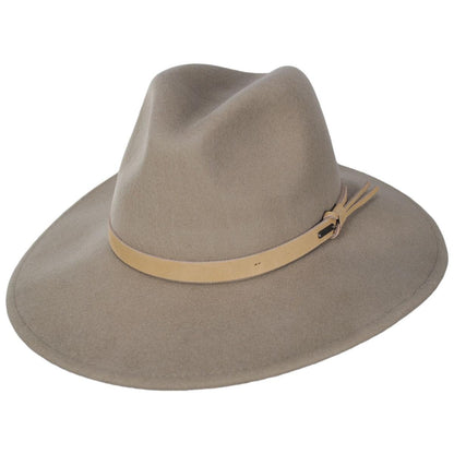BRIXTON HATS | Field Proper Wool Felt Fedora Hat - Sand | 135647SND | lead | SAND