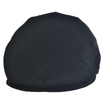 City Sport Caps |  Wax Cotton Earflap Ivy Cap | 175067 | front | BLACK