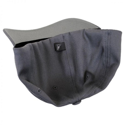Kangol | Logo Wool FlexFit Fitted Baseball Cap | 201104 | under | DARK FLANNEL