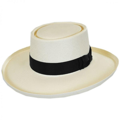 Stetson | Colonel Shantung Straw Gambler Hat | 126911 | lead | NATURAL