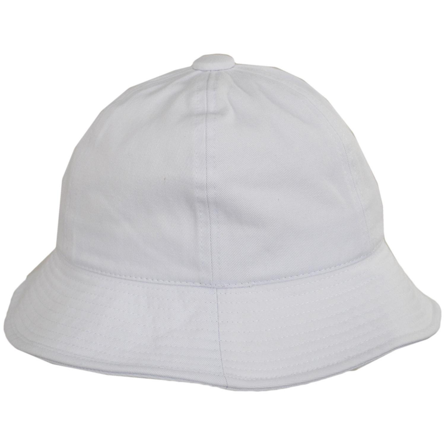 Kangol | Washed Cotton Casual Bucket Hat | 185804 | profile | WHITE