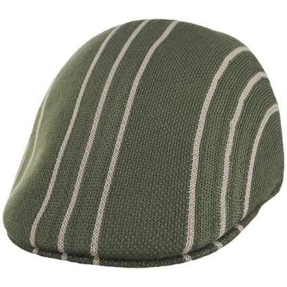 Kangol | Don Stripe 507 Knit Ivy Cap | 161029 | lead | SEA KELP
