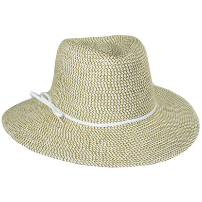 Physician Endorsed | Esme Toyo Braid Fedora Hat | 102698 | lead | WHITE TWEED