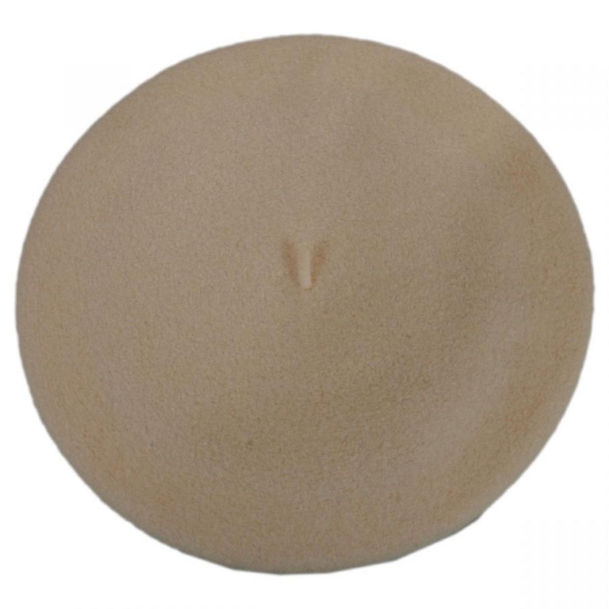 Heritage par Laulhere | Authentique Classic Wool Beret | 151058 | profile | SABLE