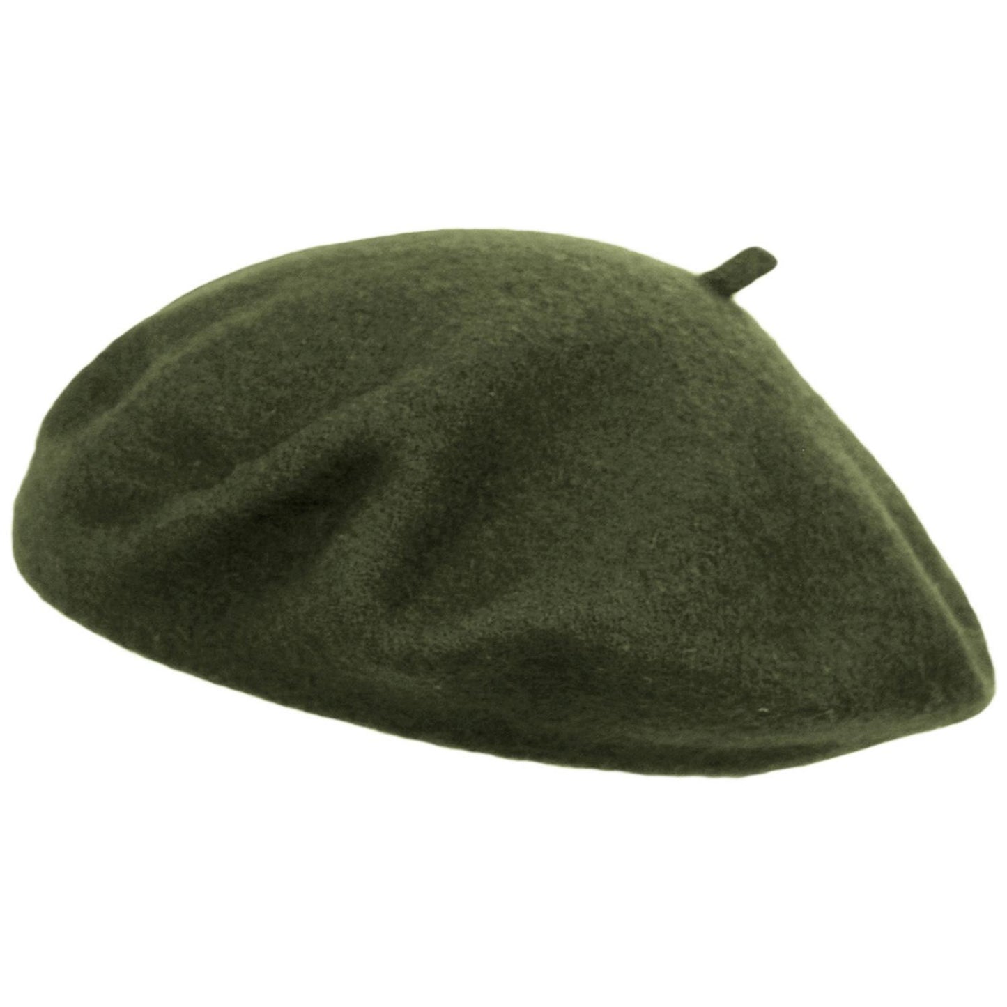 Village Hat Shop | Wool Fashion Beret | 152500 | lead | OLIVE GREEN