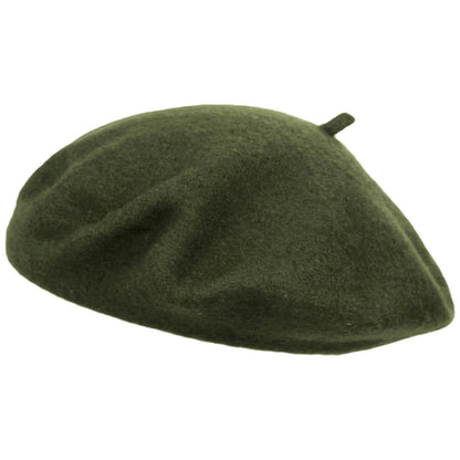 Village Hat Shop | Wool Fashion Beret | 152500 | lead | OLIVE GREEN