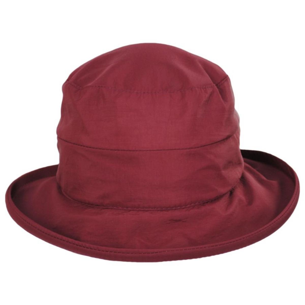 Scala | Hanover Cloche Rain Hat | 106408 | front | RED