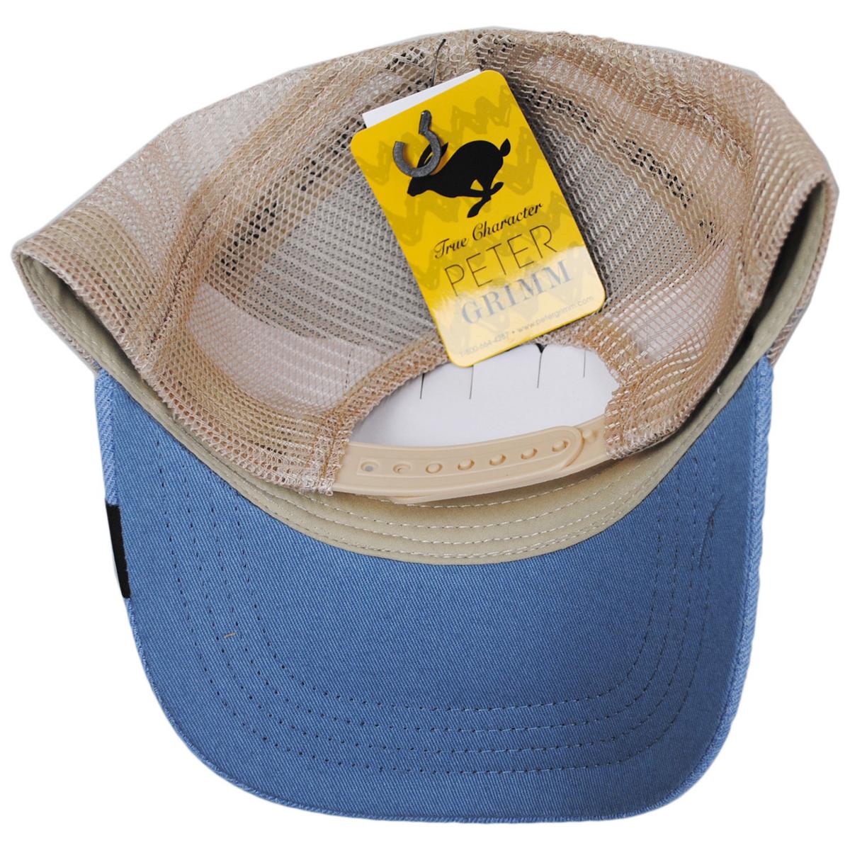 Peanuts | Linus Mesh Trucker Snapback Baseball Cap | 201301 | under | DENIM BLUE