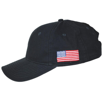 Dorfman Pacific | Top Gun Cotton Snapback Baseball Cap | 200195 | profile | NAVY