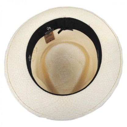 Bigalli | Quickstep Grade 8 Panama Straw Fedora Hat | 129201 | under | NATURAL