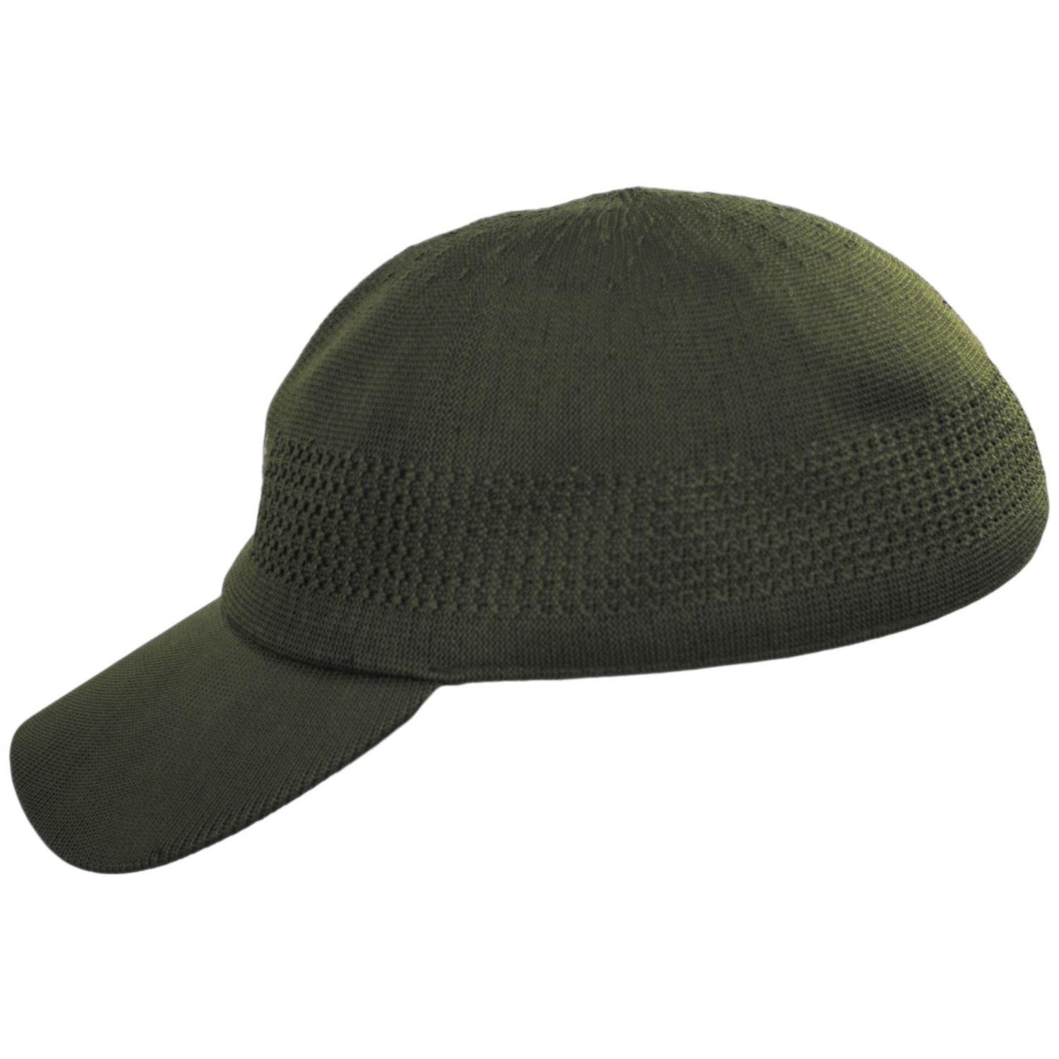 Kangol | Tropic Ventair Spacecap Fitted Baseball Cap | 201105 | profile | ARMY GREEN