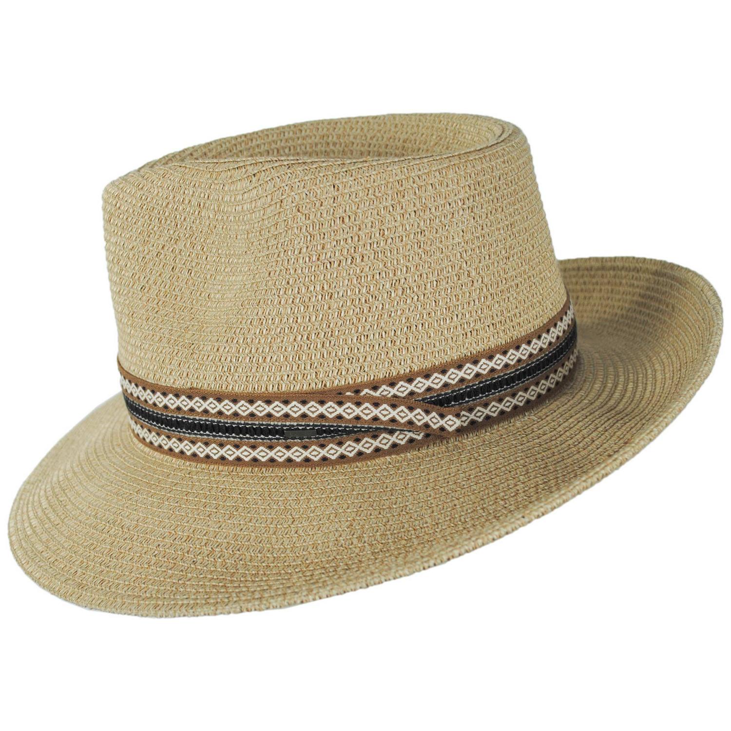 Deven Braided Toyo Straw Fedora Hat – Village Hat Shop