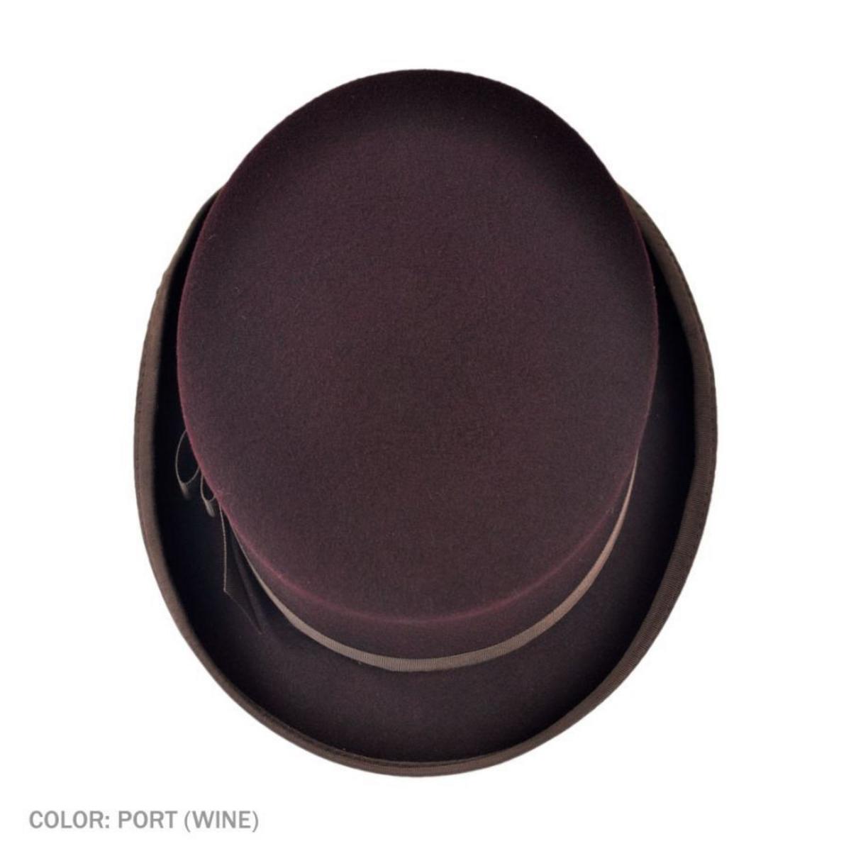 Bollman Hat Company | Heritage Collection 1880s Equestrian Wool Felt Top Hat | 123285 | under | PORT