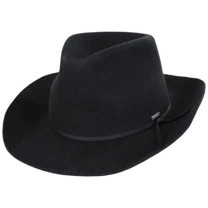 BRIXTON HATS | Duke Wool Felt Cowboy Hat | 135649 | lead | BLACK