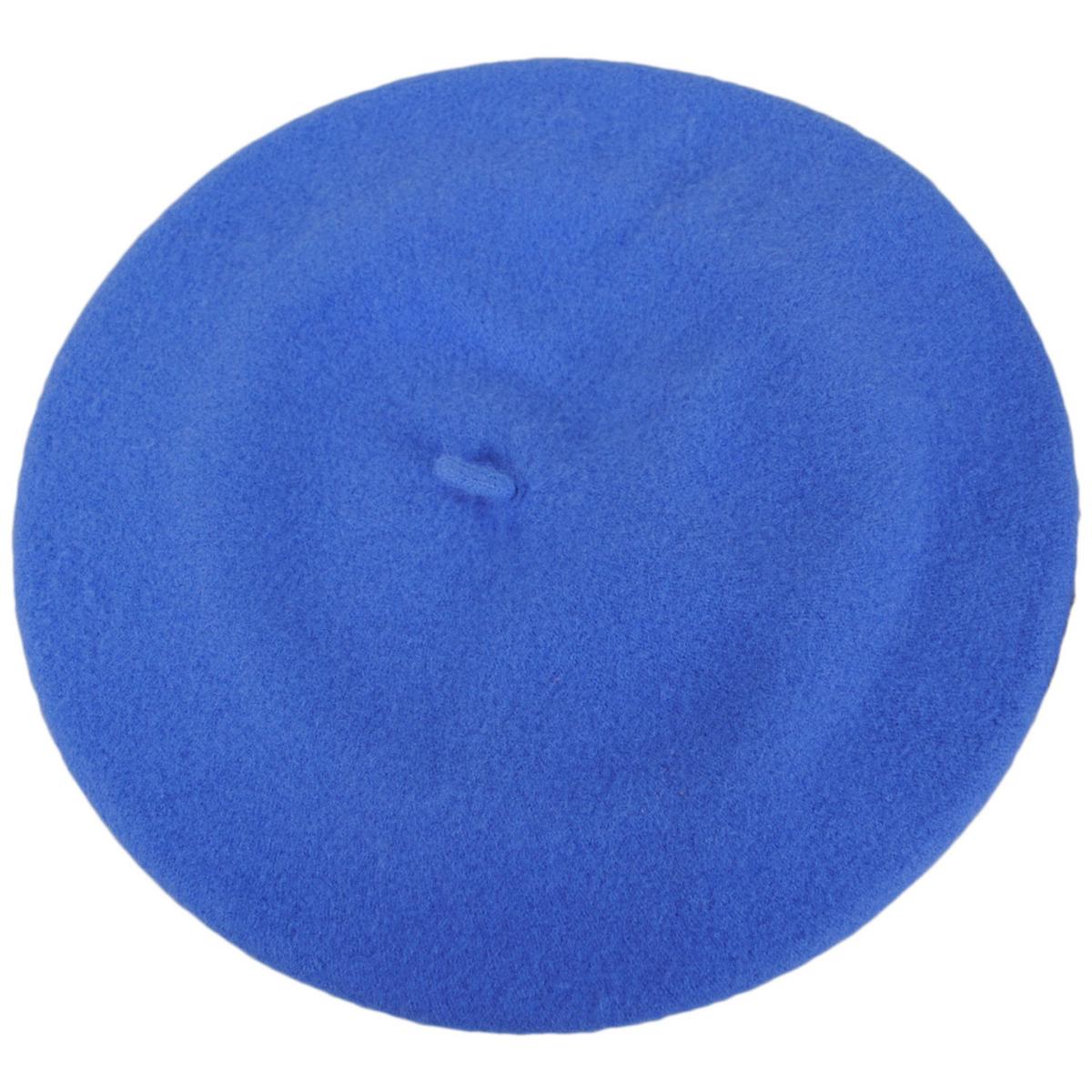 Parkhurst | Classic Wool Beret | 151124 | top | BLUEBERRY