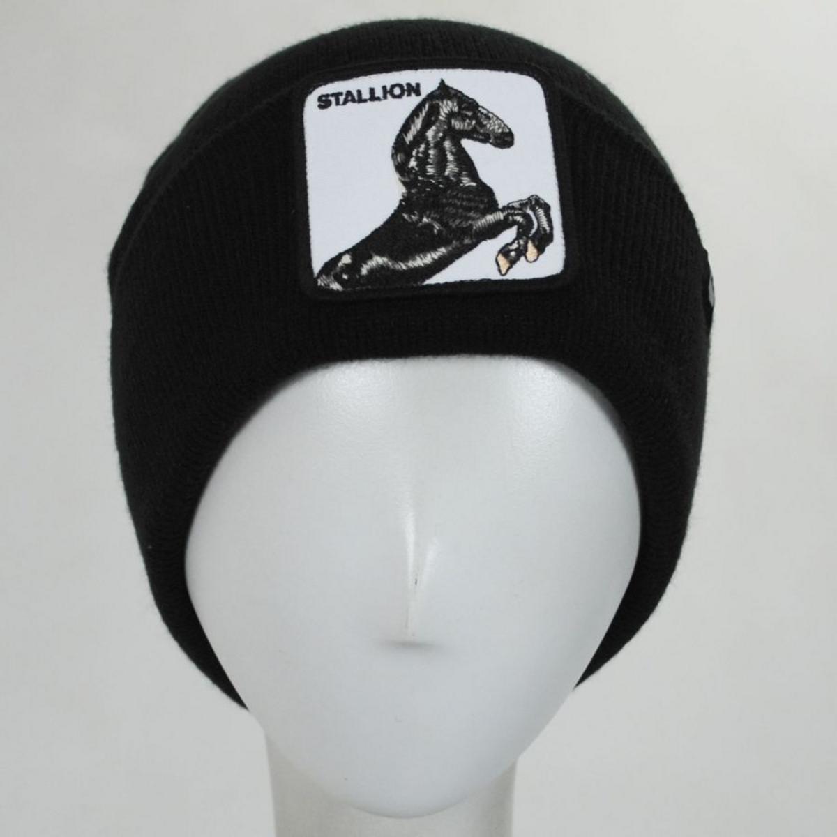 Goorin Bros | Night Marie Beanie | 500226 | front | BLACK