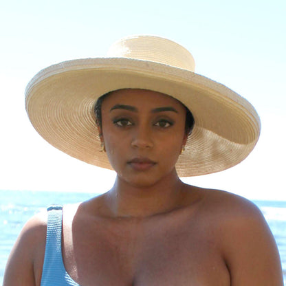 SunBody Hats | Sam Houston Planter Guatemalan Palm Leaf Straw Hat | 128202 | lsmone | NATURAL
