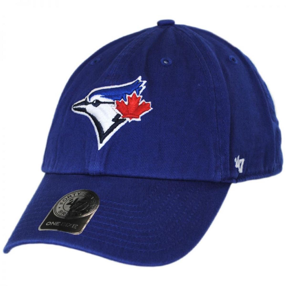 47 Brand | Toronto Blue Jays MLB Clean Up Strapback Baseball Cap Dad Hat | 203451 | lead | ROYAL