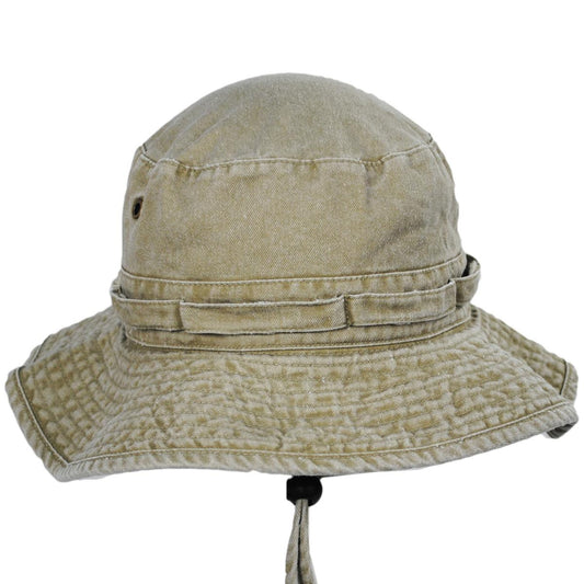Village Hat Shop | Wholesale VHS Cotton Booney Hat B2B Pre-Pack | B2B186650 | front | KHAKI
