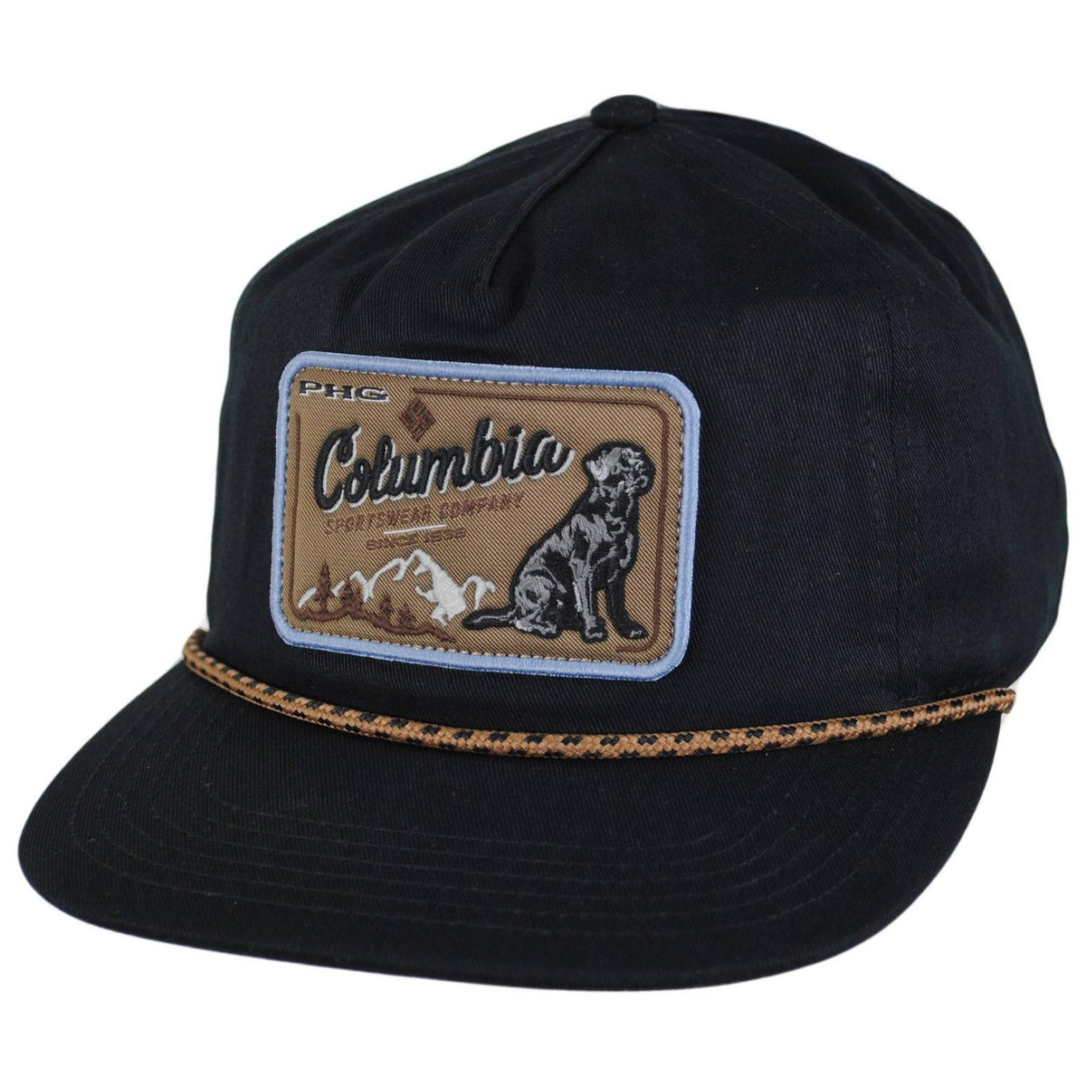 Columbia Sportswear | PHG Terminal Shot Cotton Snapback Baseball Cap | 400078 | lead | BLACK