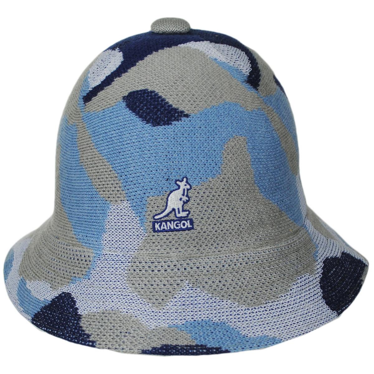 Kangol | Joyful Collage Casual Bucket Hat | 185806 | front | STARRY BLUE MIX