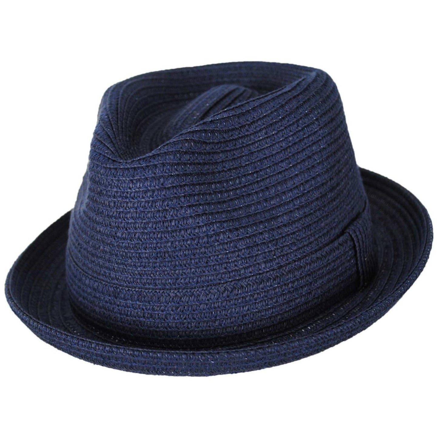 Bailey 1922 | Billy Braided Toyo Straw Fedora Hat - Classic Colors | 127843 | lead | NAVY