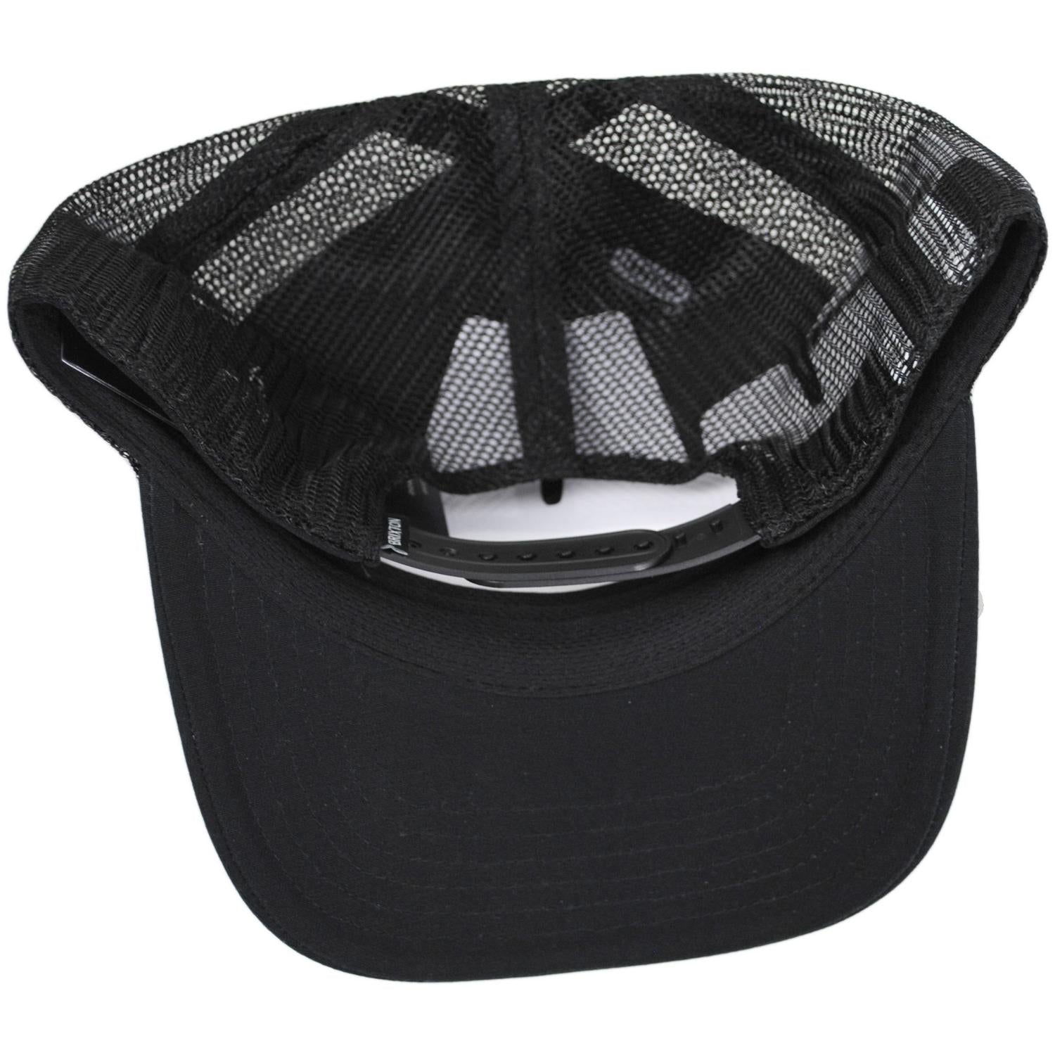 BRIXTON HATS | Take It Easy NetPlus Mesh Trucker Snapback Baseball Cap | 201895 | under | WASHED BLACK