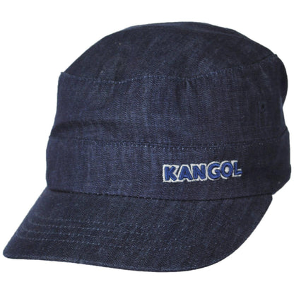Kangol | Flexfit Denim Army Cap | 201193 | lead | INDIGO