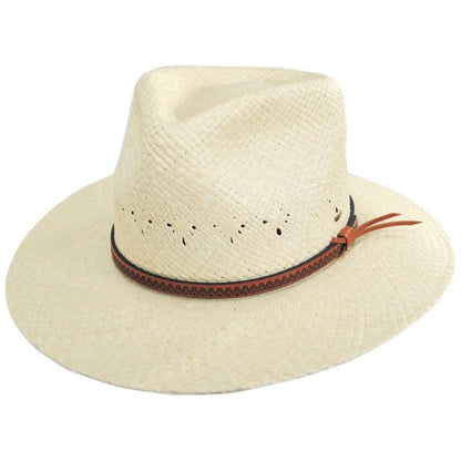 Bailey 1922 | Horan Panama Straw Fedora Hat | 127732 | lead | NATURAL