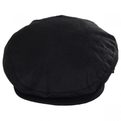 Jaxon & James | British Millerain Wax Cotton Ivy Cap | 170011 | front | BLACK
