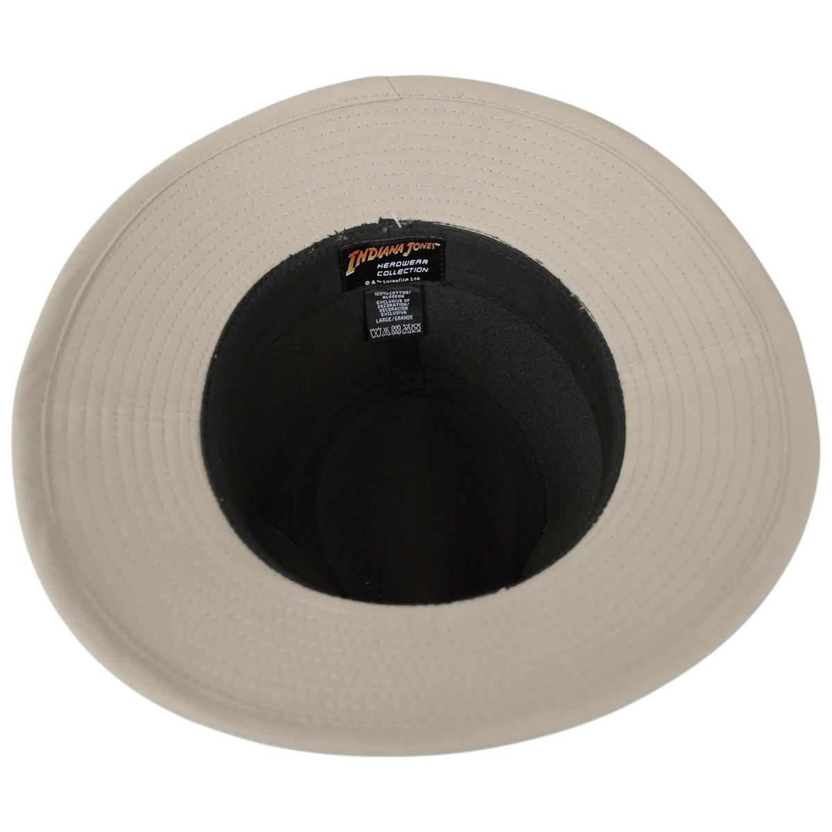Indiana Jones | Officially Licensed Cotton Safari Fedora Hat | 140218 | under | KHAKI