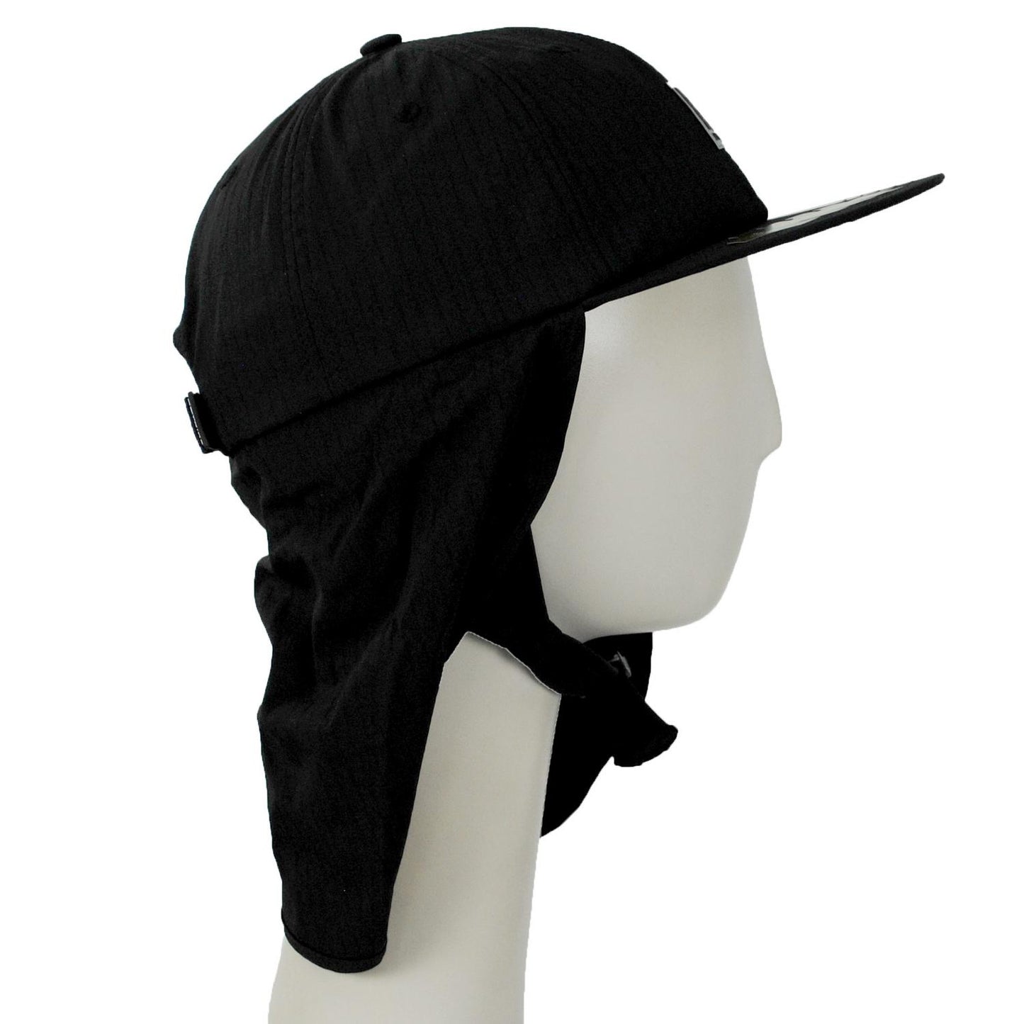 BRIXTON HATS | Journey Water Neckflap Baseball Cap | 201897 | profiletwo | BLACK