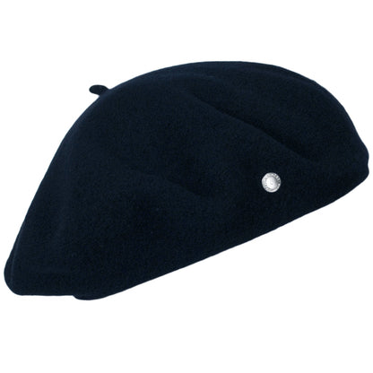 Heritage par Laulhere | Authentique Classic Wool Beret | 151058 | lead | MARINE