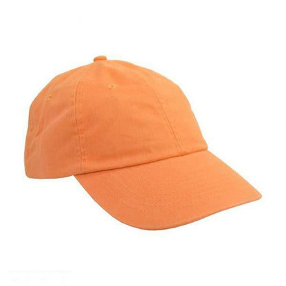 HeadShots by KC Caps | Adult LoPro Strapback Baseball Cap Dad Hat | 200510 | lead | TANGERINE