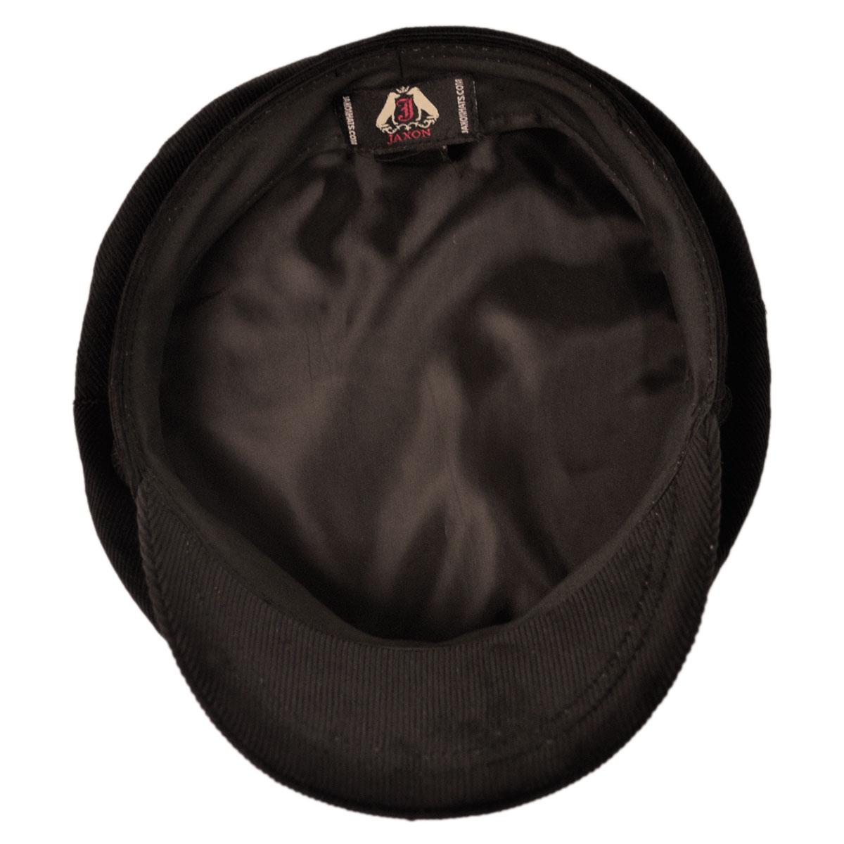 Jaxon Hats | Wholesale Corduroy Fiddler's Cap B2B Pre-Pack | B2B181016 | under | BROWN
