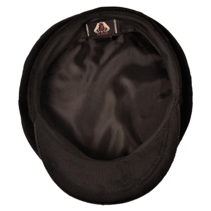 Jaxon Hats | Wholesale Corduroy Fiddler's Cap B2B Pre-Pack | B2B181016 | under | BROWN