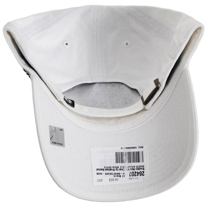 47 Brand | Brooklyn Nets NBA Clean Up Strapback Baseball Cap Dad Hat | 204210 | under | WHITE