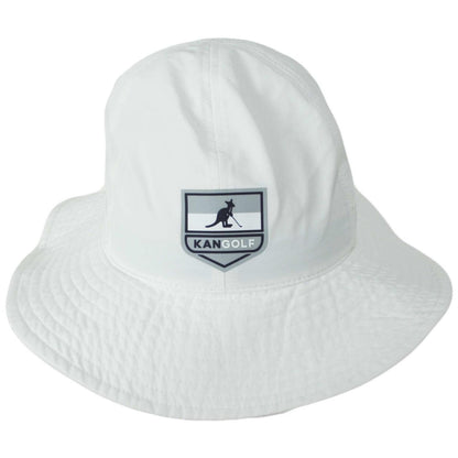 Kangol | Kangolf Seal Cotton Bucket Hat | 185843 | front | WHITE