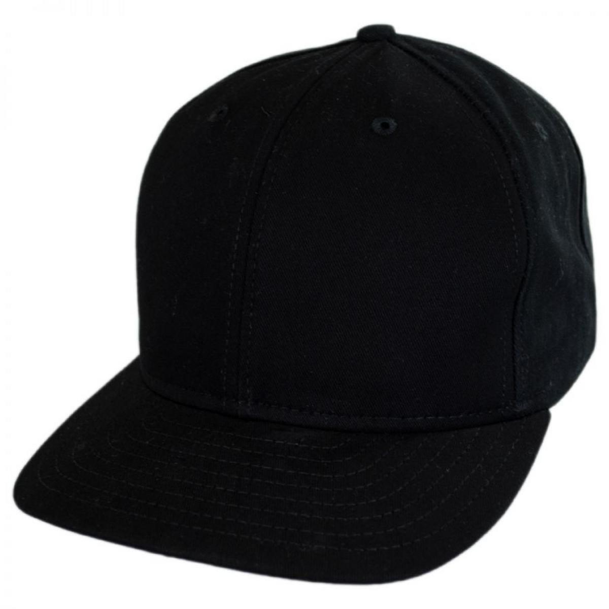HeadShots by KC Caps | US Made 6-Panel Cotton Snapback Baseball Cap | 200525 | lead | BLACK