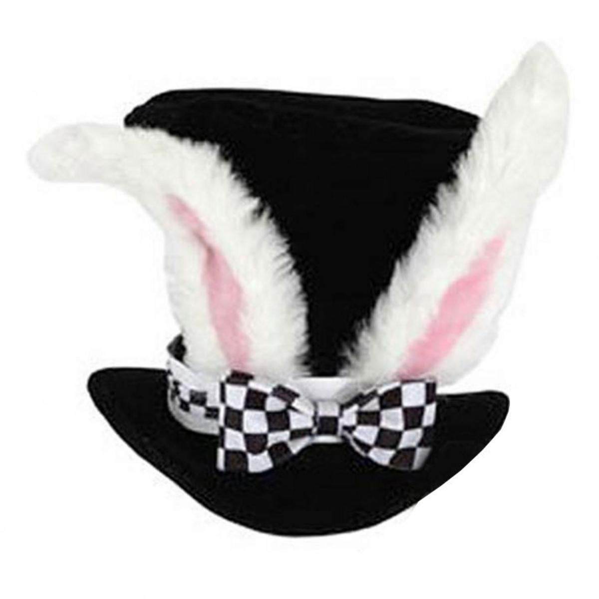 Elope | March Hare Top Hat | 190432 | lead | BLACK/WHITE