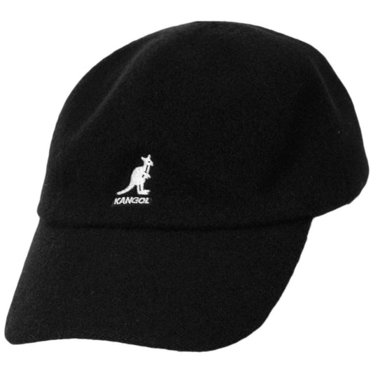 Kangol | Wool Spacecap Fitted Baseball Cap | 201106 | lead | BLACK